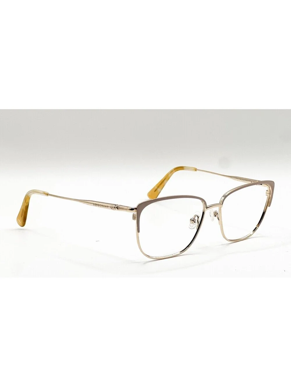 Longchamp LO2144 107 Ivory Rectangle Authentic Eyeglass Frames 54-15-140
